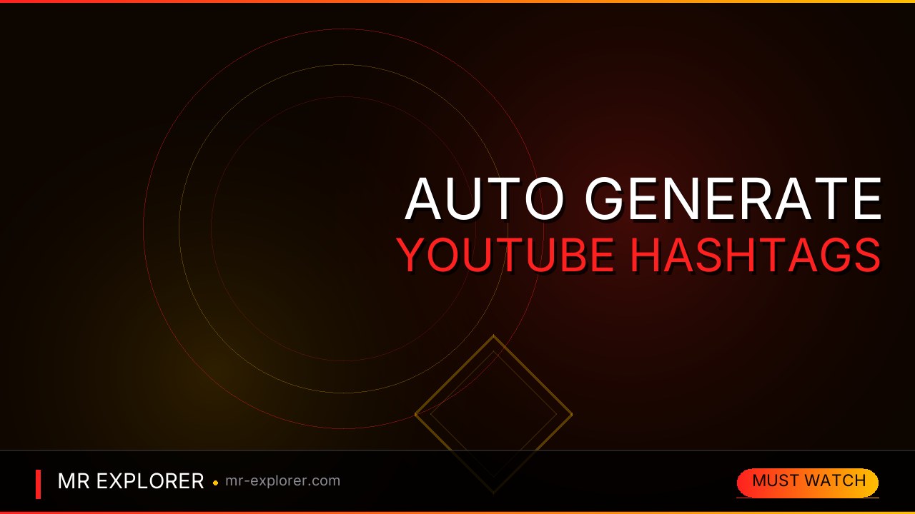 Auto Generate YouTube Hashtags with AI: SEO Strategy 2025