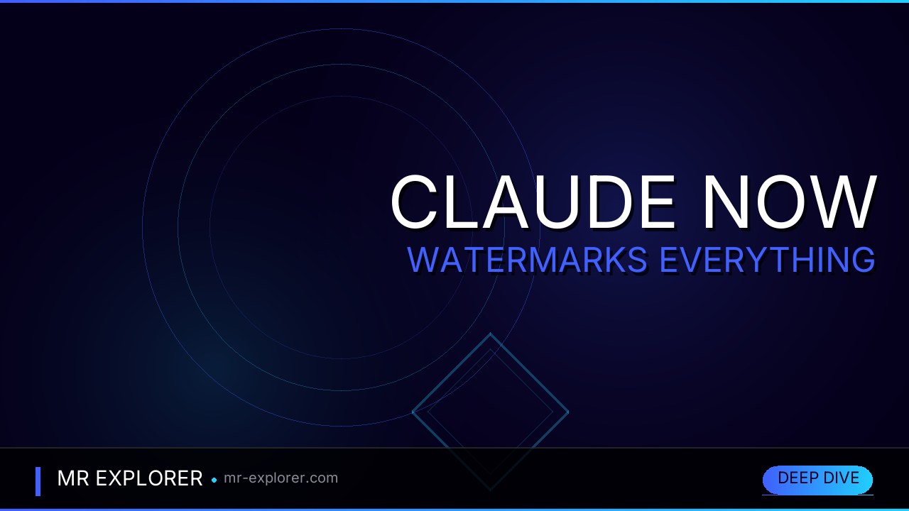 Claude Now Watermarks Everything It Writes for Marketers