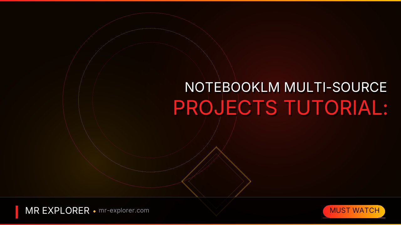 NotebookLM Multi-Source Projects Tutorial: YouTube Research in 10 Minutes