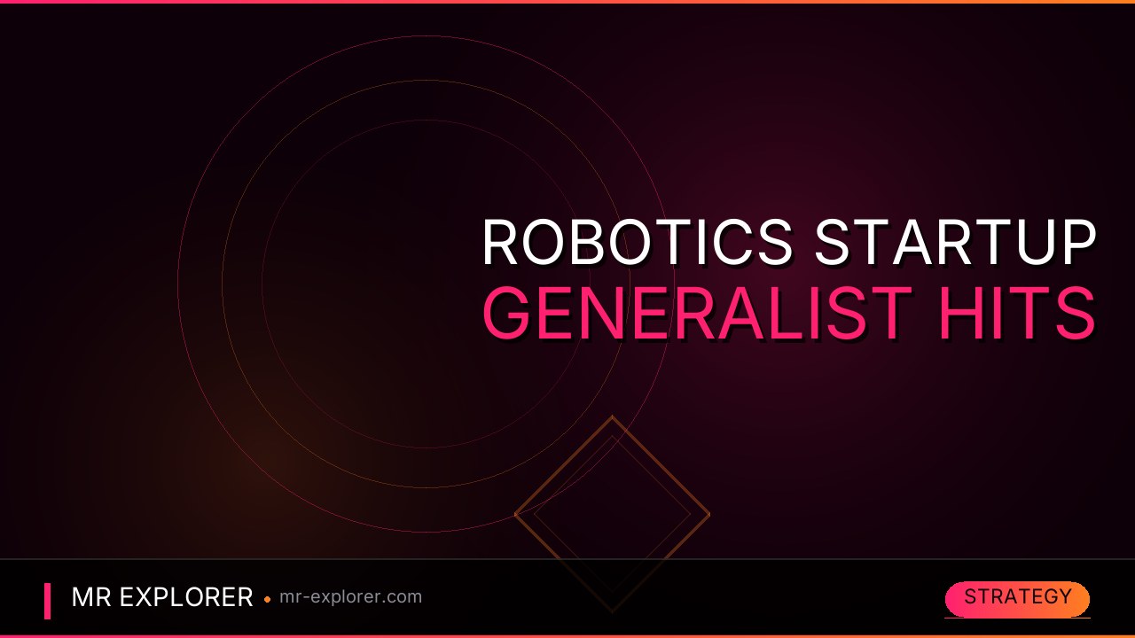 Robotics Startup Generalist Hits $3B Valuation