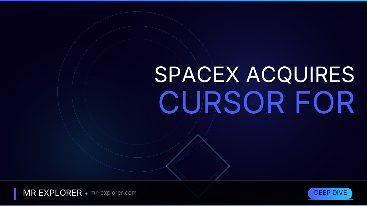 SpaceX Acquires Cursor for $60B Days After Blockbuster IPO