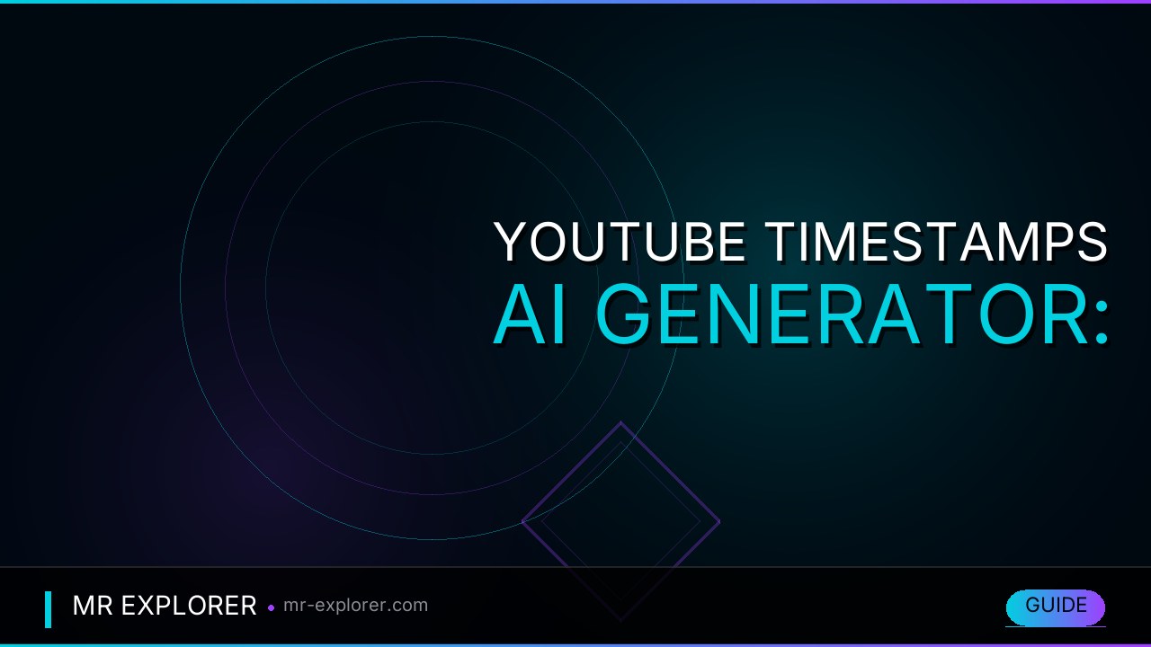 YouTube Timestamps AI Generator: Auto Generate Chapters from Video